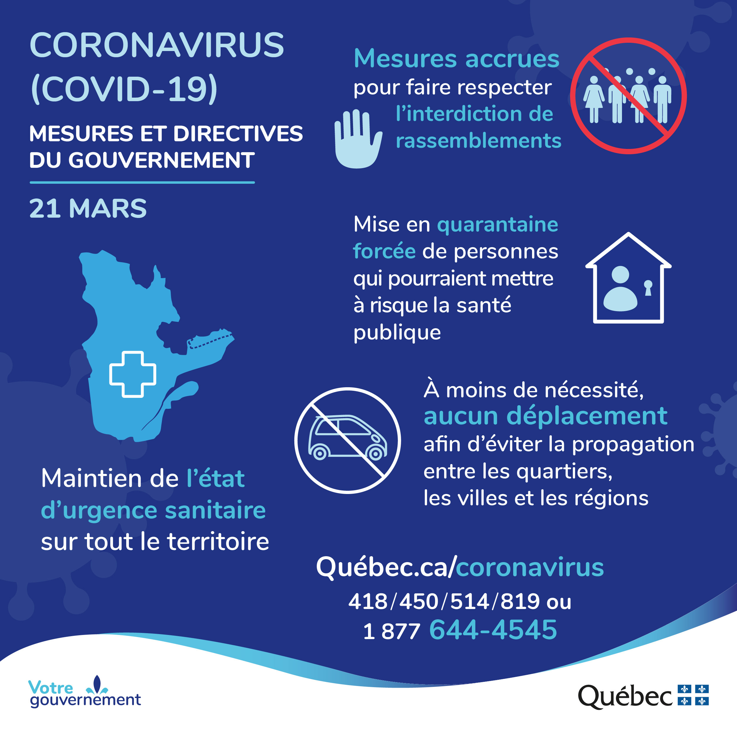 Quebec Summary Of The Latest Covid 19 Measures For April 21 Retail Council Of Canada