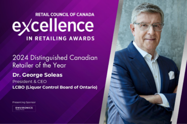 LCBO’s Dr. George Soleas Named  Distinguished Canadian Retailer of the Year